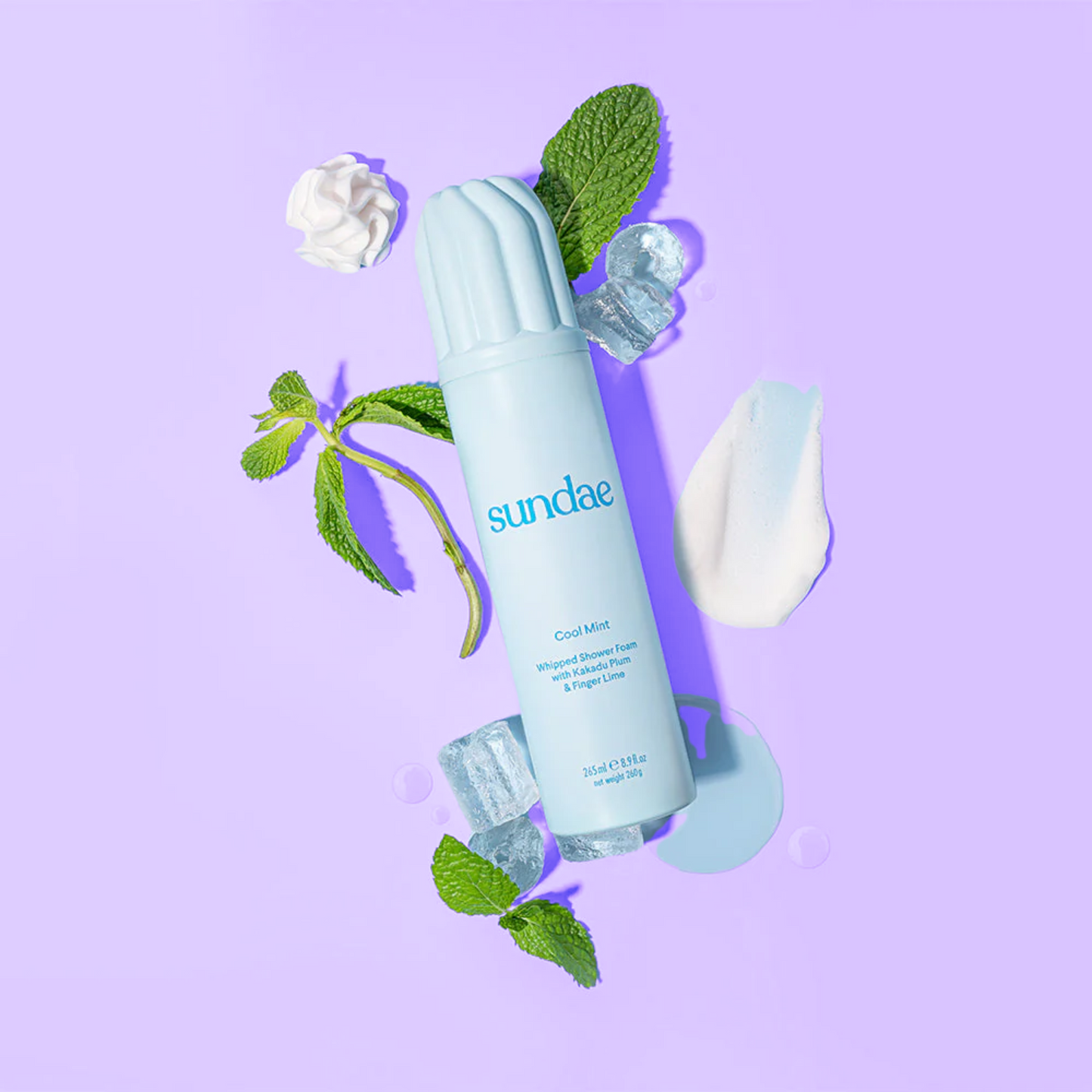 Sundae Cool Mint Whipped Shower Foam